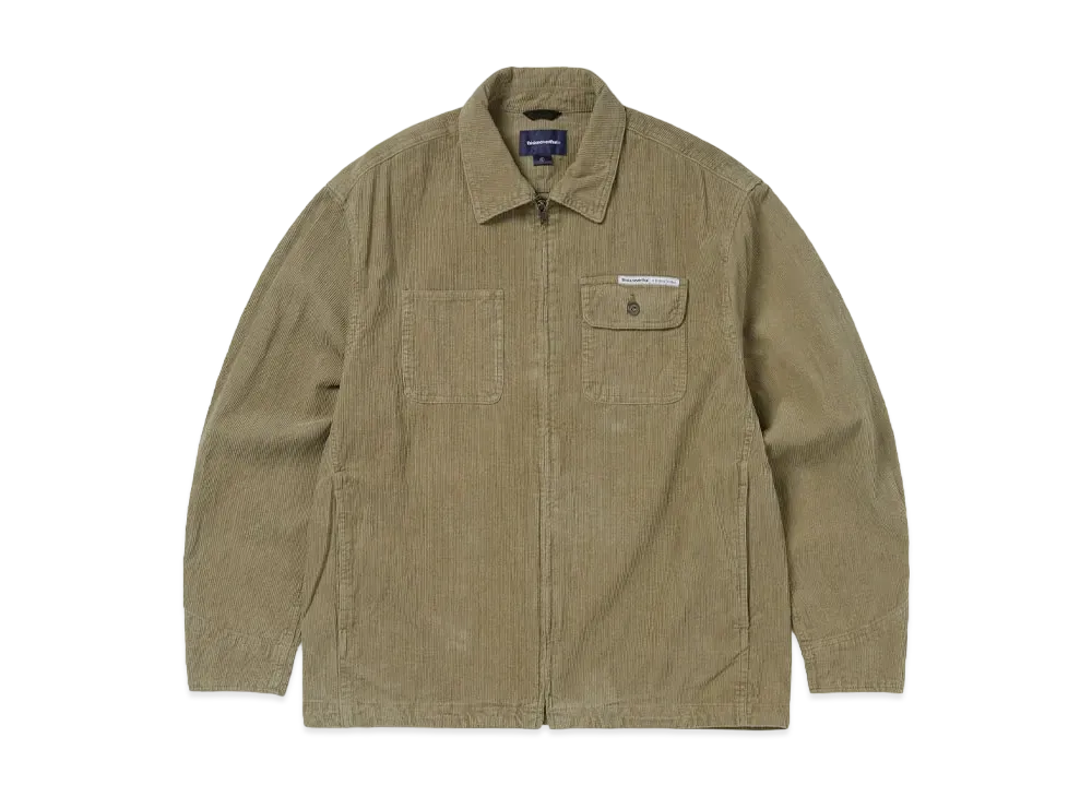 thisisneverthat Washed Corduroy Zip Jacket "Khaki"