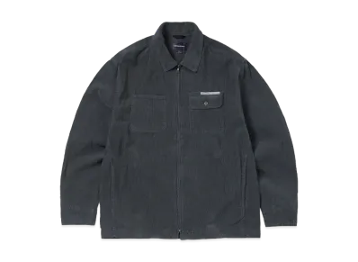 thisisneverthat Washed Corduroy Zip Jacket "Dark Slate"