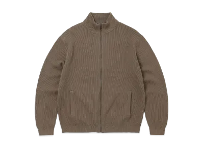 thisisneverthat Washed Full Zip Cardigan "Grey"