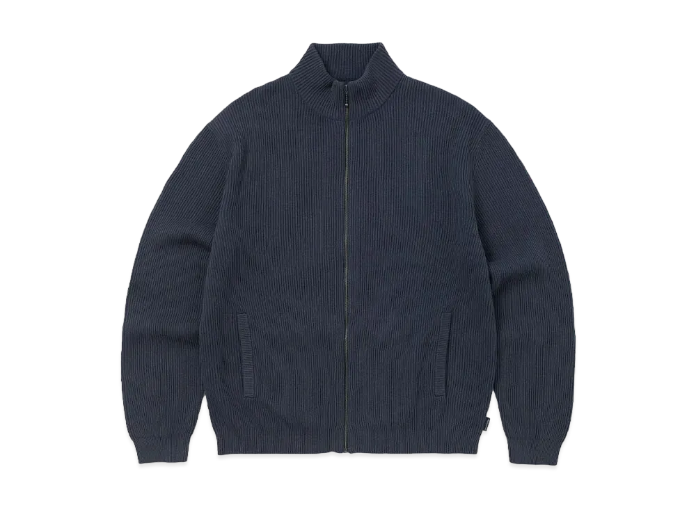 thisisneverthat Washed Full Zip Cardigan "Blue"