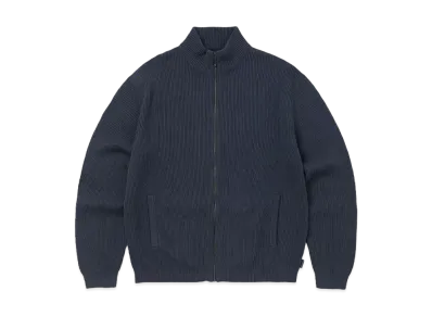 thisisneverthat Washed Full Zip Cardigan "Blue"