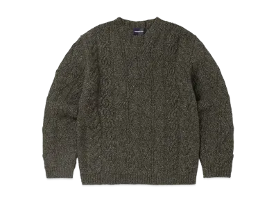 thisisneverthat Cable Knit Sweater "Brown"