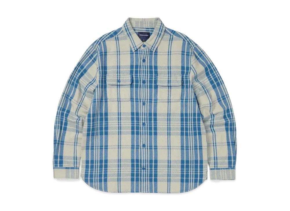 thisisneverthat Big Flannel Work Shirt "Blue"