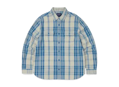 thisisneverthat Big Flannel Work Shirt "Blue"