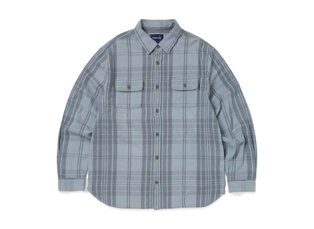 thisisneverthat Big Flannel Work Shirt "Slate"