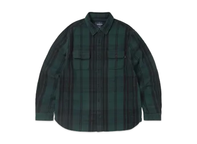 thisisneverthat Big Flannel Work Shirt "Green"