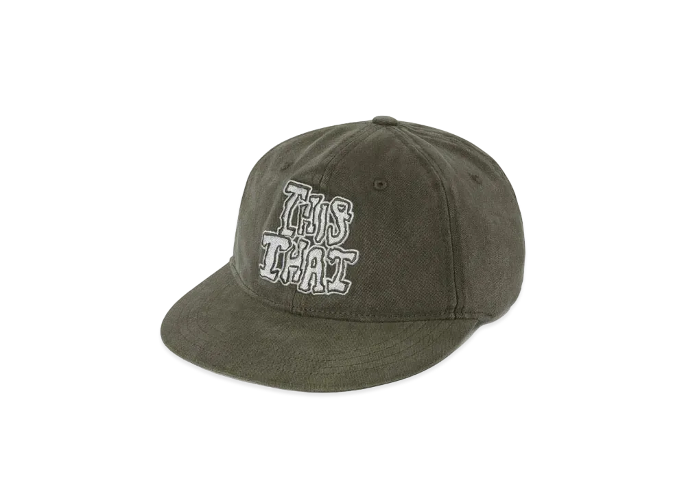 thisisneverthat Washed THISTHAT Cap "Charcoal"