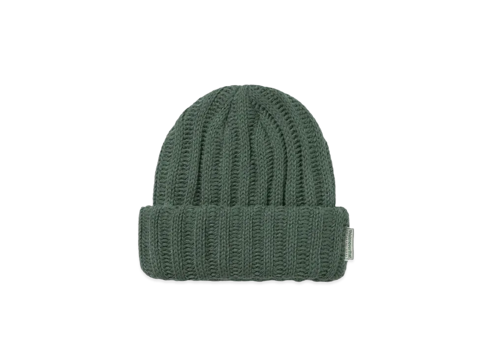 thisisneverthat Low Gauge Ribbed Beanie "Moss"