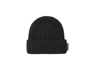 thisisneverthat Low Gauge Ribbed Beanie "Black"