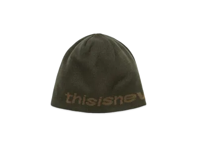 thisisneverthat SP-Logo No Cuff Beanie "Moss"