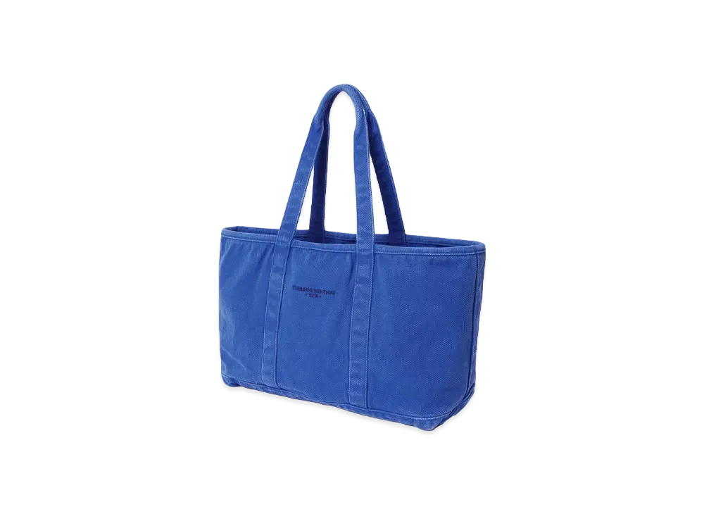 thisisneverthat Washed Canvas Tote Bag "Royal"