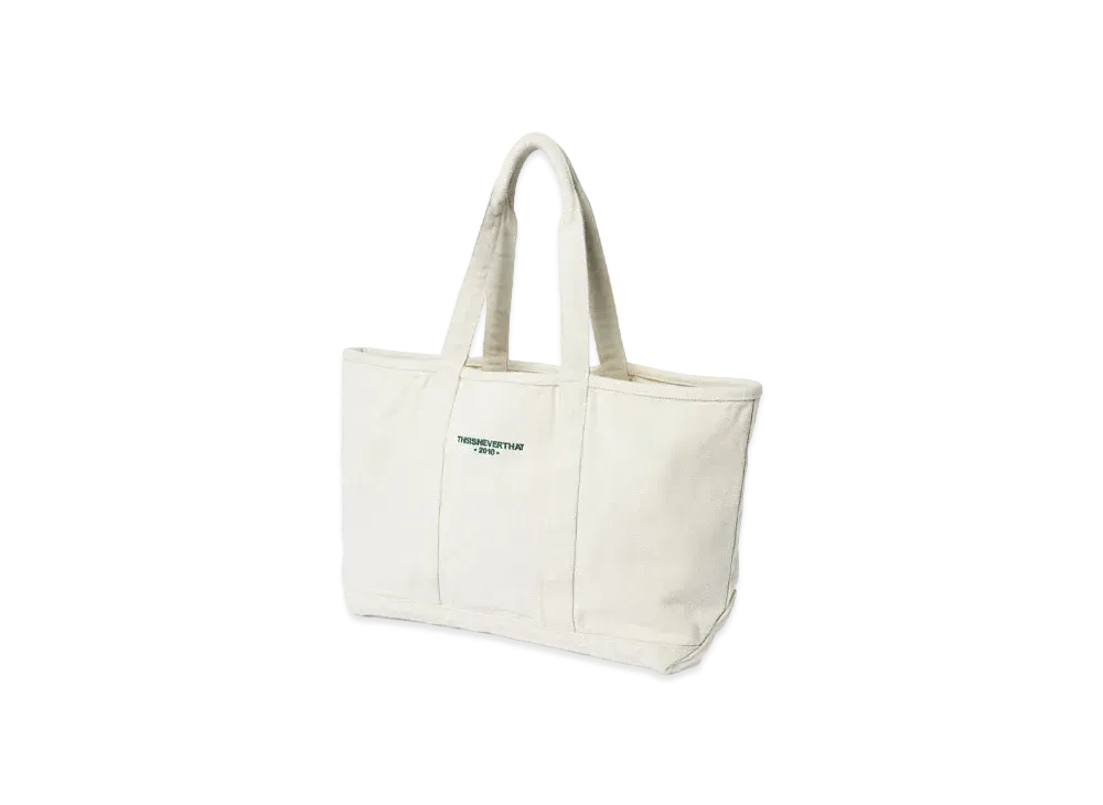 thisisneverthat Washed Canvas Tote Bag "Natural"