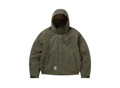 thisisneverthat x Grateful Dead Lightning Bear Wind Jacket "Khaki"