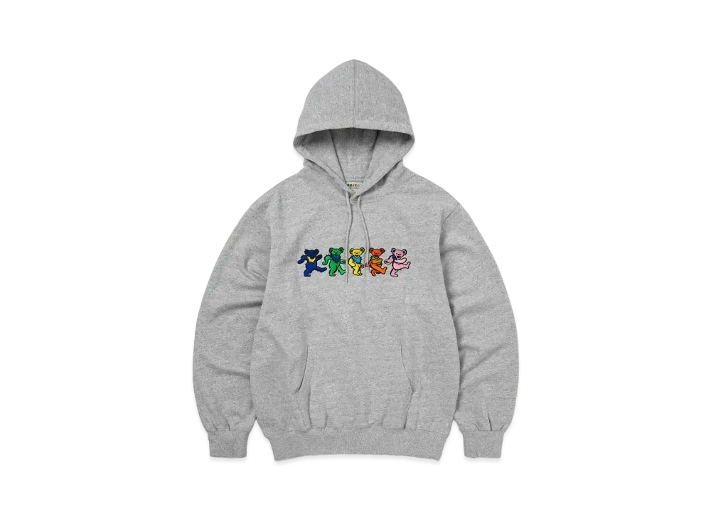 thisisneverthat x Grateful Dead Dancing Bears Hoodie "Heather Grey"