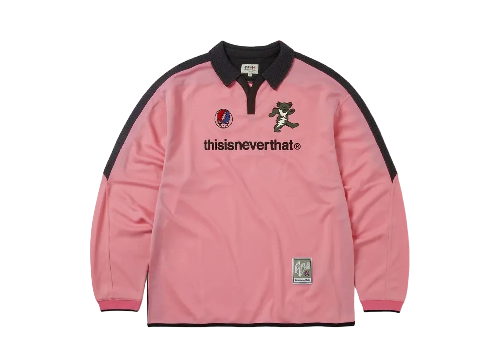 thisisneverthat x Grateful Dead Soccer Jersey "Pink"