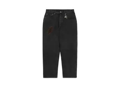 thisisneverthat x Grateful Dead Lightning Relaxed Jeans "Black"