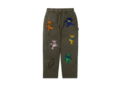 thisisneverthat x Grateful Dead Lightning Double Knee Pant "Mud"