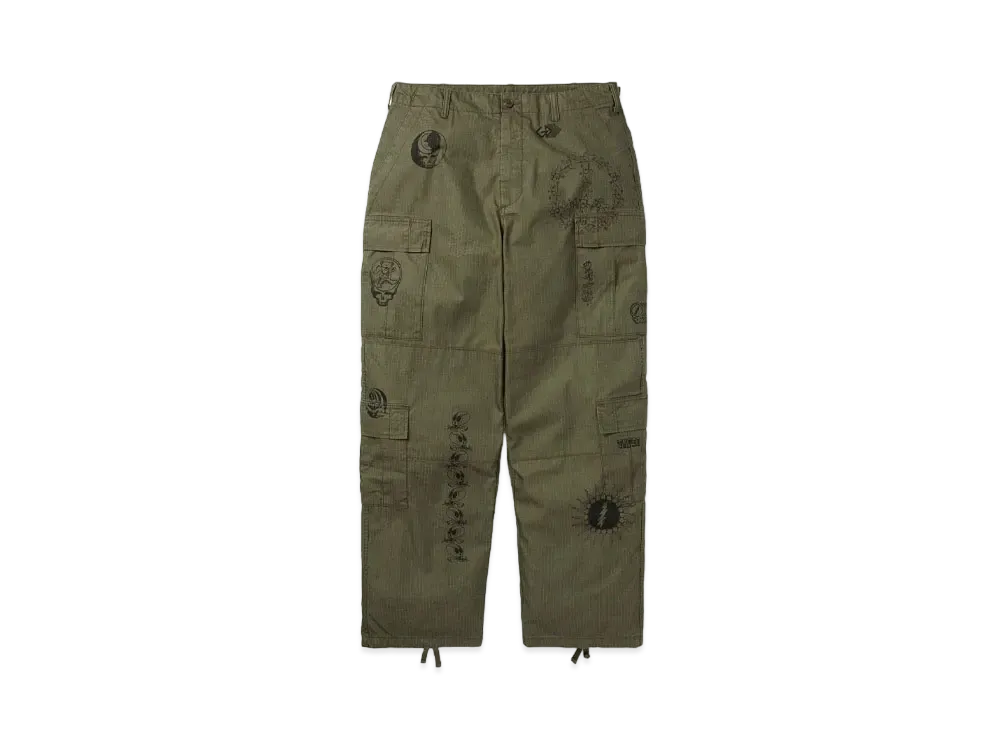 thisisneverthat x Grateful Dead Iconography BDU Pant "Olive"