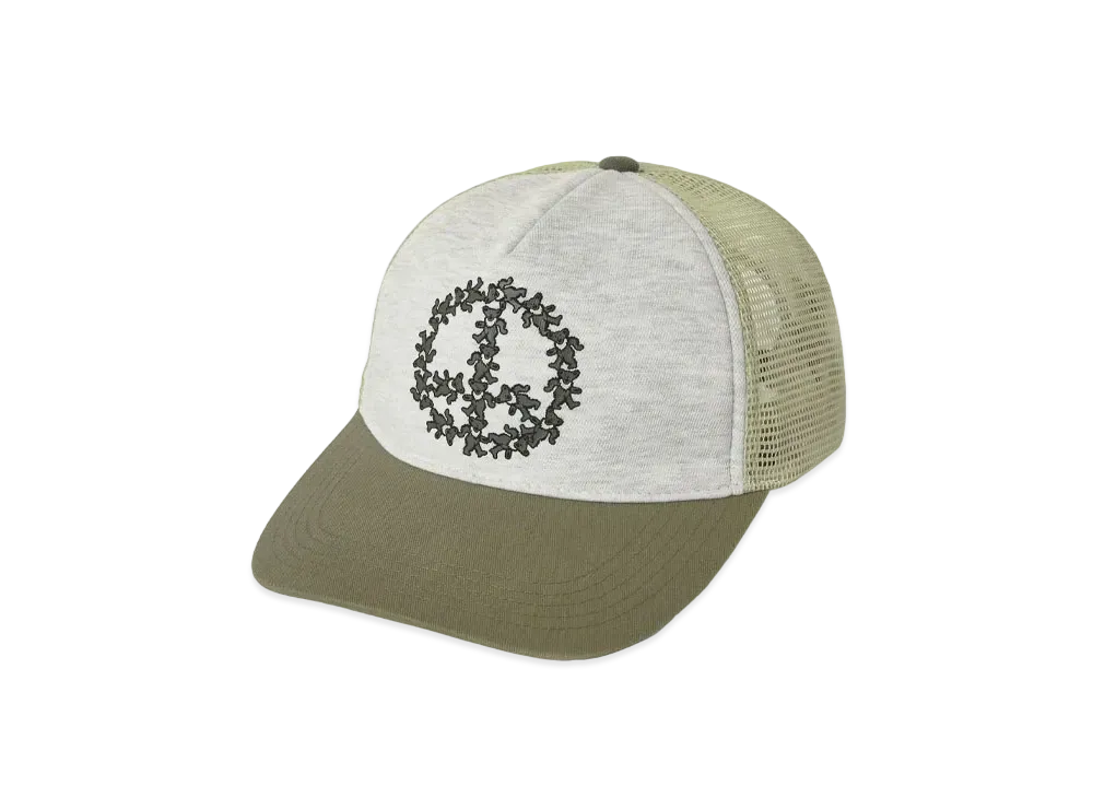 thisisneverthat x Grateful Dead Peace Bears Mesh Trucker Cap "Olive"