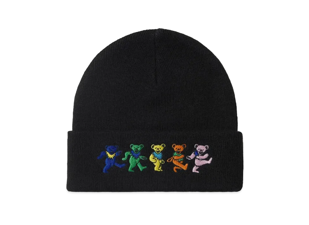 thisisneverthat x Grateful Dead Dancing Bears Beanie "Black"