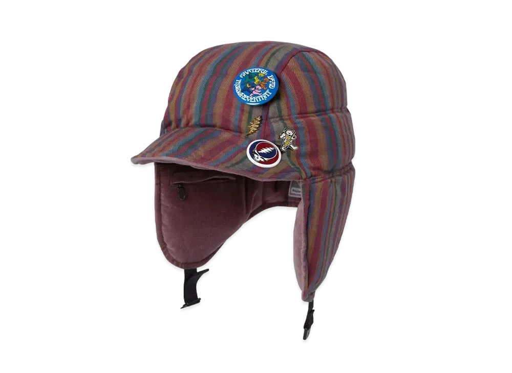 thisisneverthat x Grateful Dead Native Reversible Down Trooper Hat "Multi"