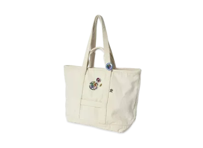 thisisneverthat x Grateful Dead Washed Tote Bag "Stone"