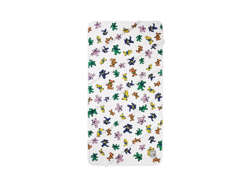 thisisneverthat x Grateful Dead Dancing Bears Beach Towel "White"