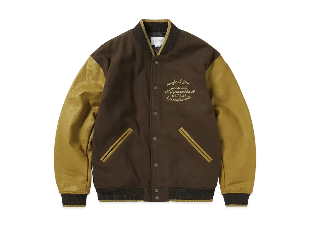 thisisneverthat Ultras Varsity Jacket "Brown"