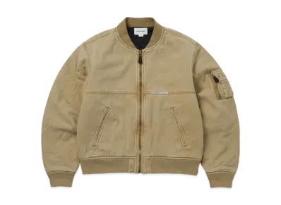 thisisneverthat Denim Bomber Jacket "Beige"