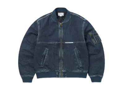 thisisneverthat Denim Bomber Jacket "Blue"
