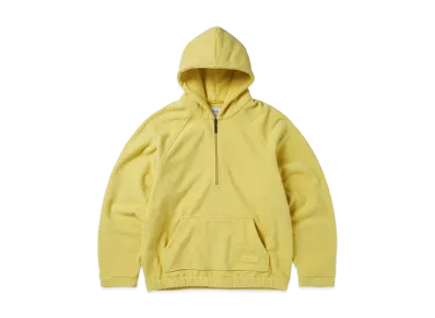 thisisneverthat Hooded Fleece Half Zip Pullover "Yellow"