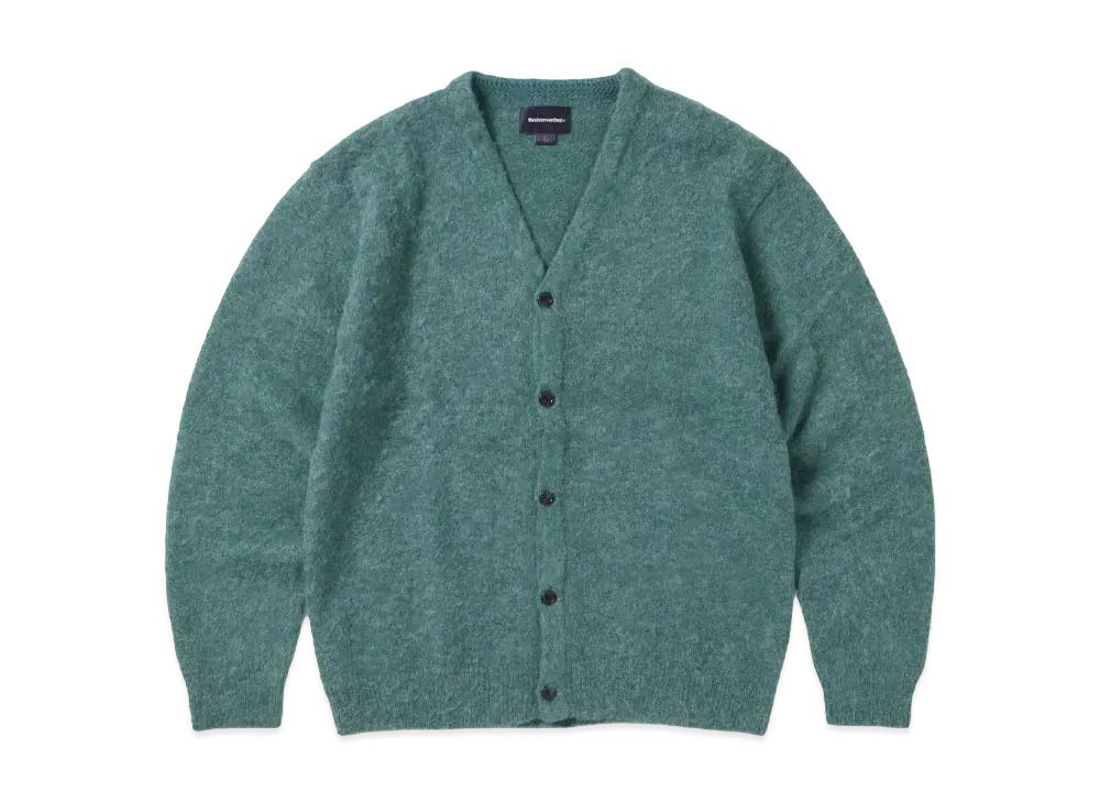 thisisneverthat Hairy Knit Cardigan "Green"