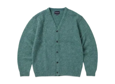 thisisneverthat Hairy Knit Cardigan "Green"