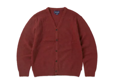 thisisneverthat Hairy Knit Cardigan "Red"