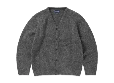 thisisneverthat Hairy Knit Cardigan "Charcoal"