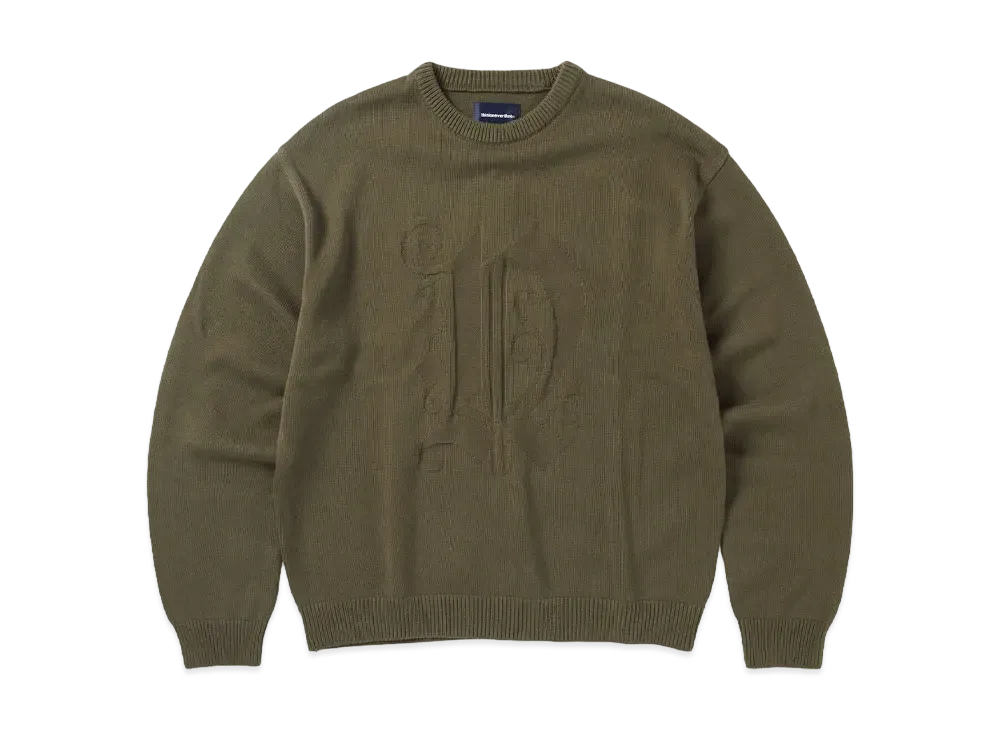 thisisneverthat Fortuna N-Logo Sweater "Olive"