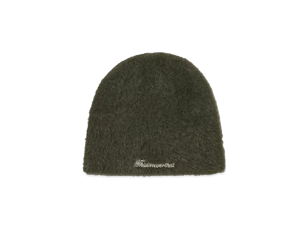 thisisneverthat Shaggy No Cuff Beanie "Olive"