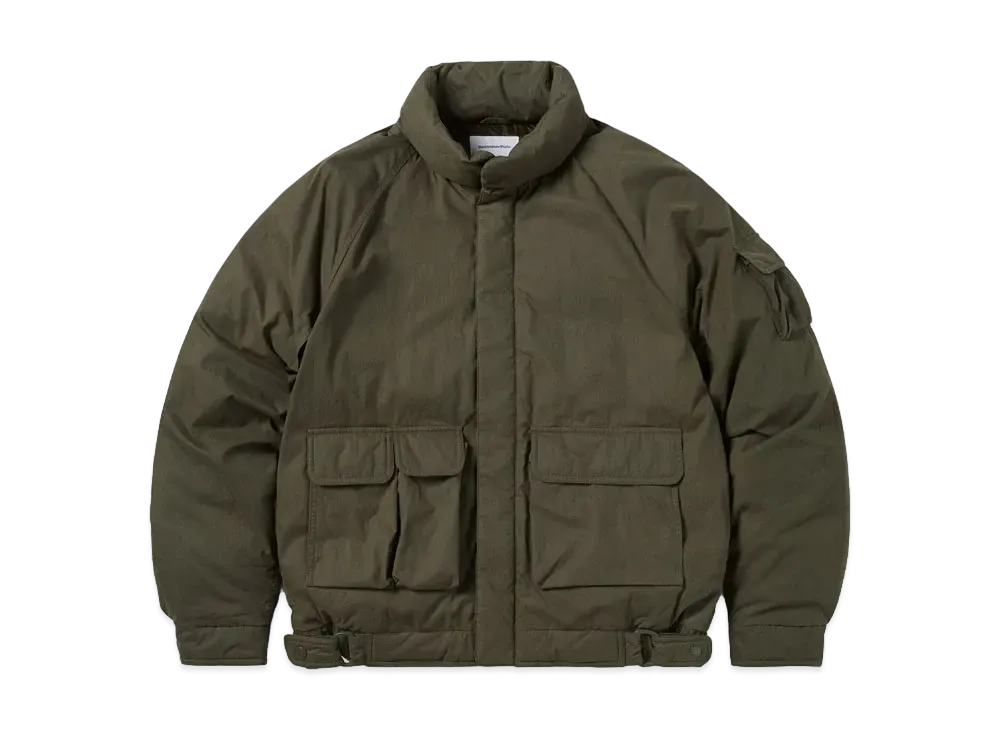 thisisneverthat Multi Pocket Down Jacket "Olive Brown"