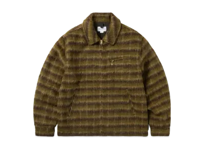 thisisneverthat Brushed Wool Check Jacket "Dark Brown"