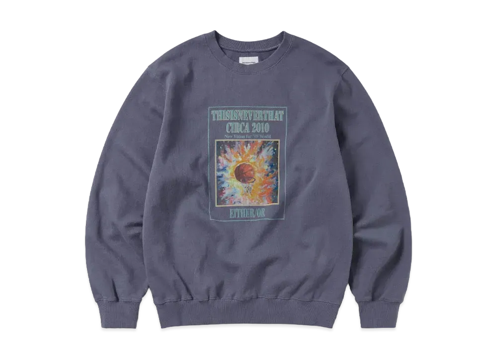 thisisneverthat Basketball Hoop Crewneck "Violet"