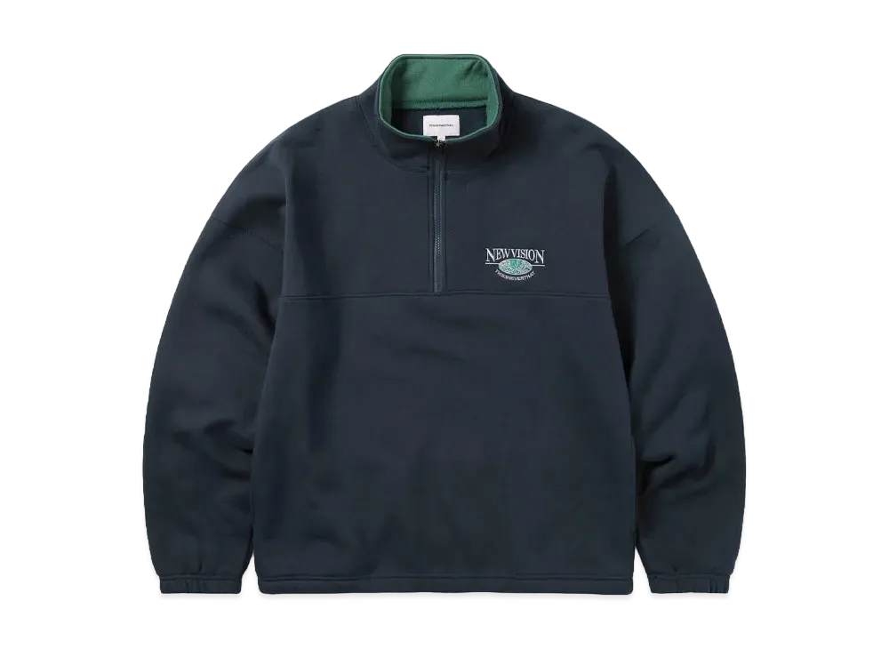 thisisneverthat Half Zip Sweatshirt "Navy"