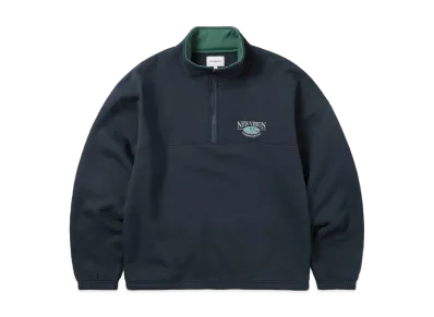 thisisneverthat Half Zip Sweatshirt "Navy"