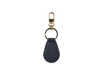 thisisneverthat Leather Keychain "Navy"