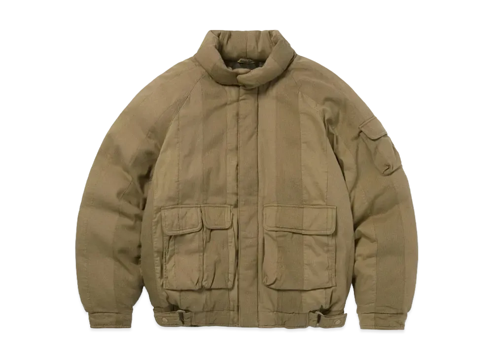 thisisneverthat Patchwork Multi Pocket Down Jacket "Khaki"