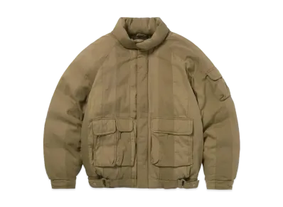 thisisneverthat Patchwork Multi Pocket Down Jacket "Khaki"