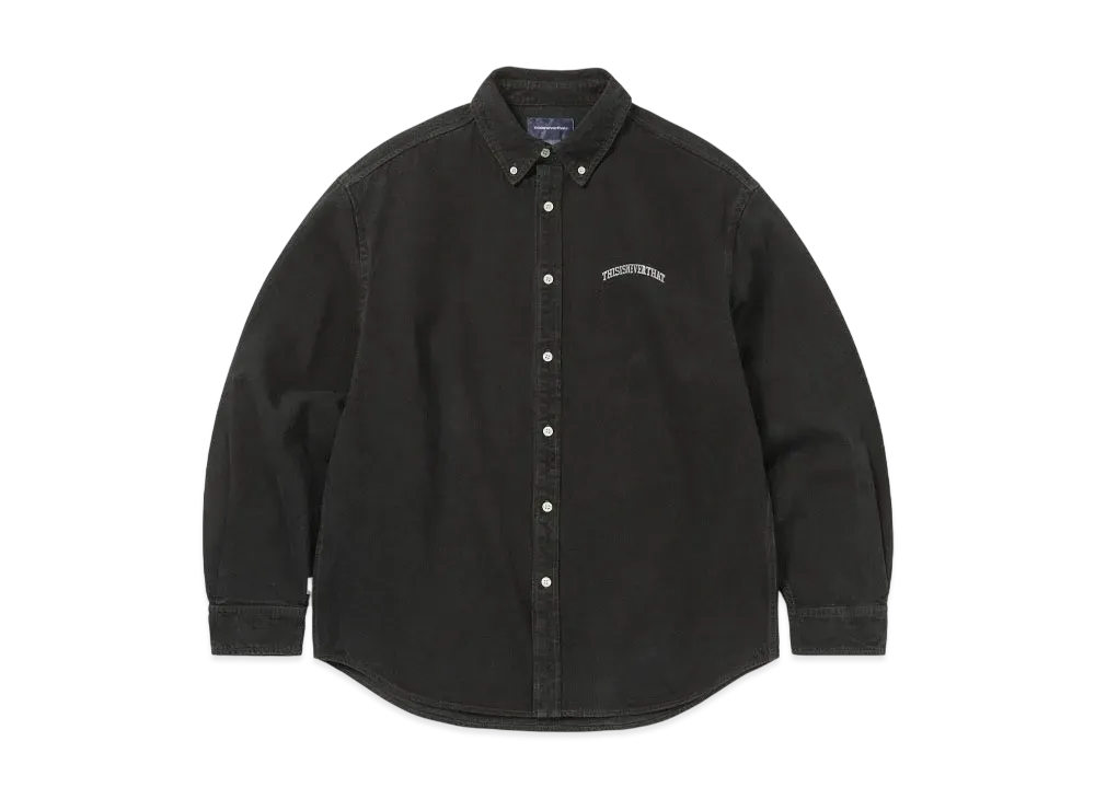 thisisneverthat Washed Denim Shirt "Black"