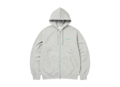 thisisneverthat INTL. Logo Zip Up Hoodie "Heather Grey"