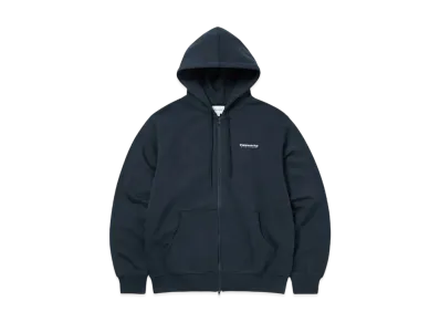 thisisneverthat INTL. Logo Zip Up Hoodie "Navy"