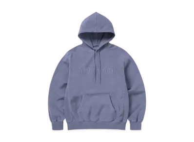 thisisneverthat Overdyed Embroidery Hoodie "Purple Grey"
