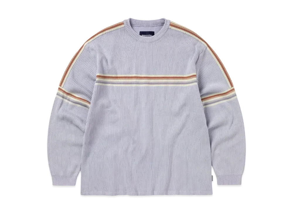 thisisneverthat Striped Knit L/S Top "Lavender"